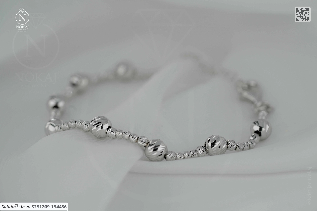 SREBRNA NARUKVICA - KUGLICE (S251209-134436)
