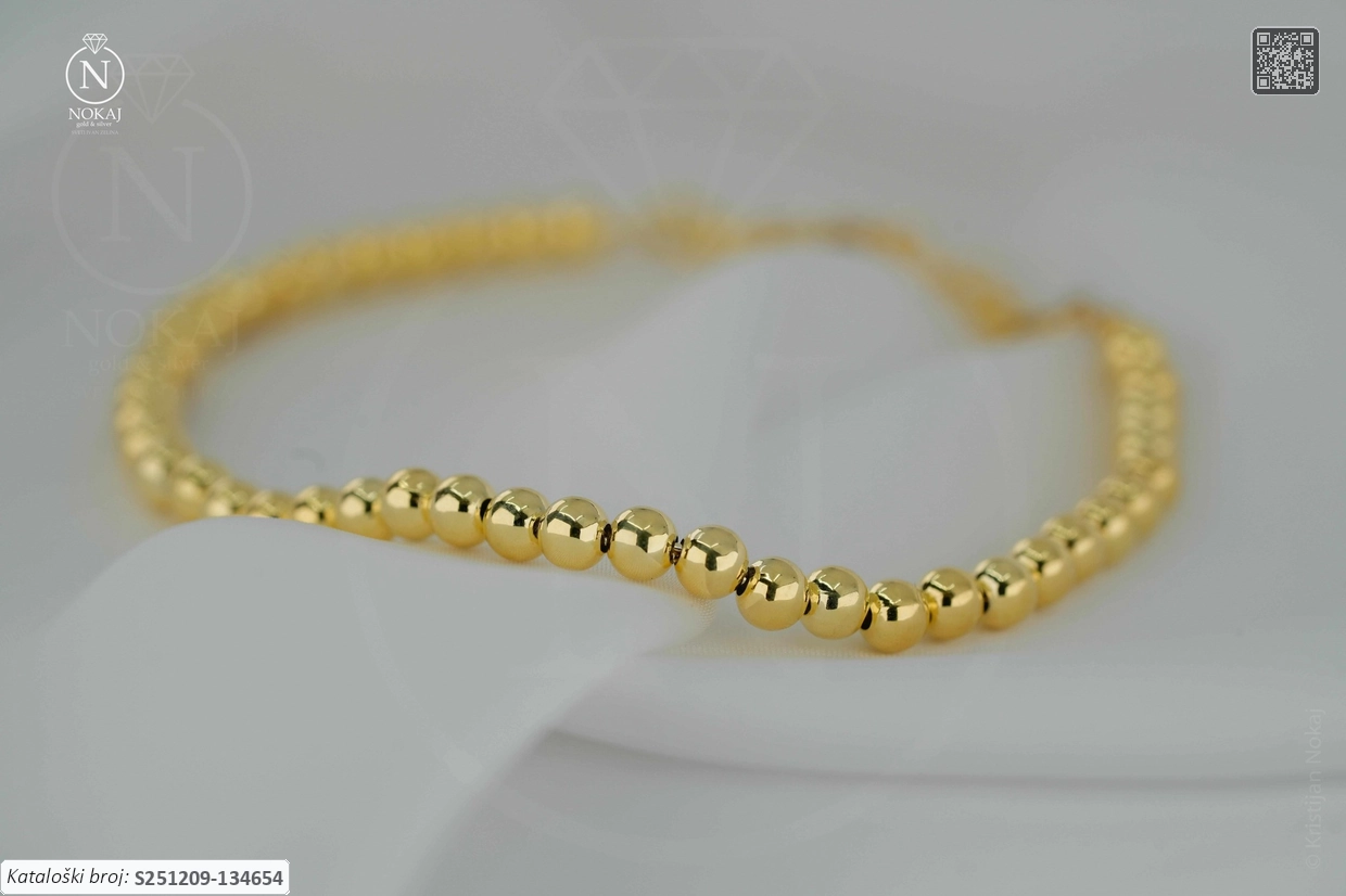 SREBRNA NARUKVICA - KUGLICE (S251209-134654)