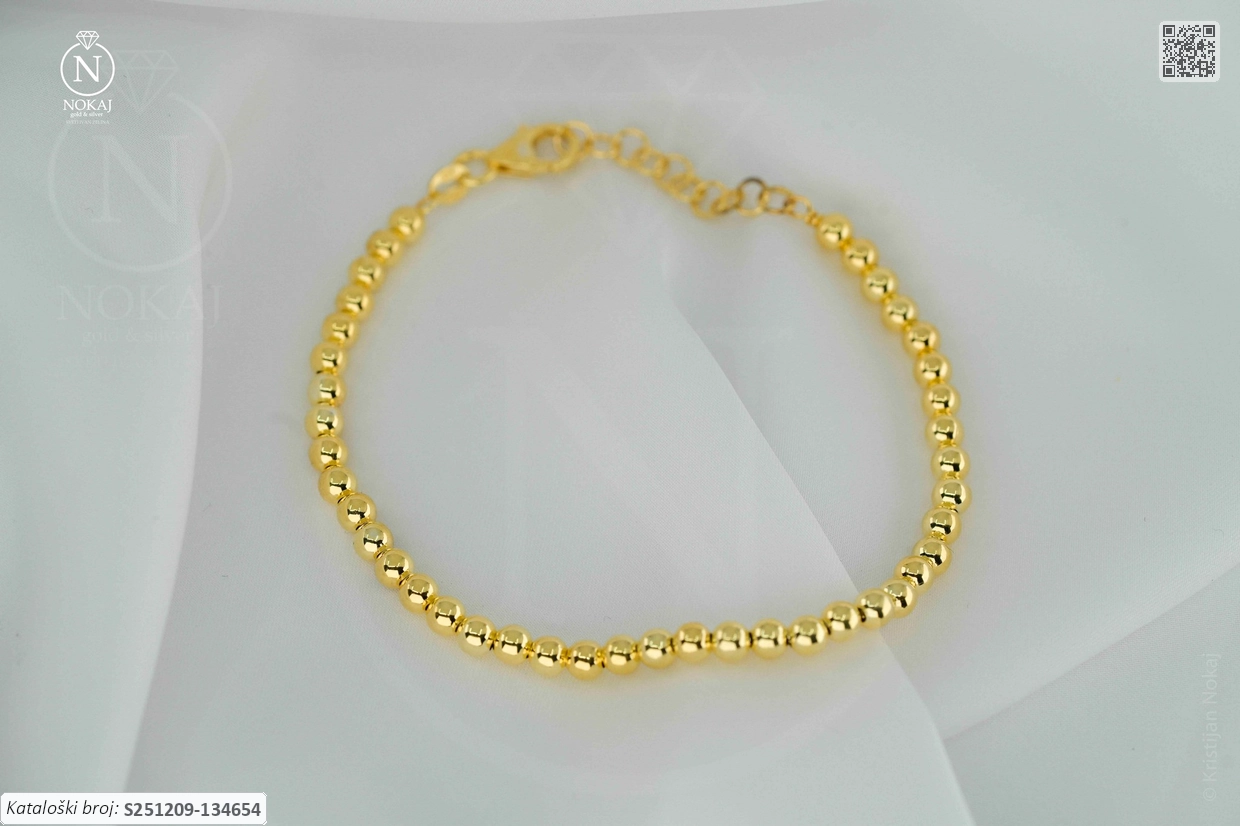 SREBRNA NARUKVICA - KUGLICE (S251209-134654) - Slika 2