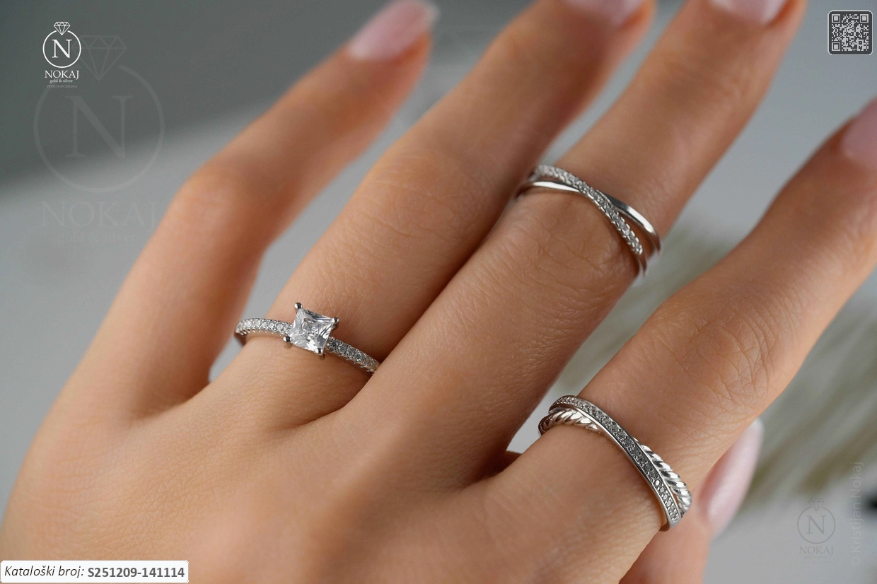 SREBRNI PRSTEN S CIRKONIMA (S251209-141114) - Slika 2