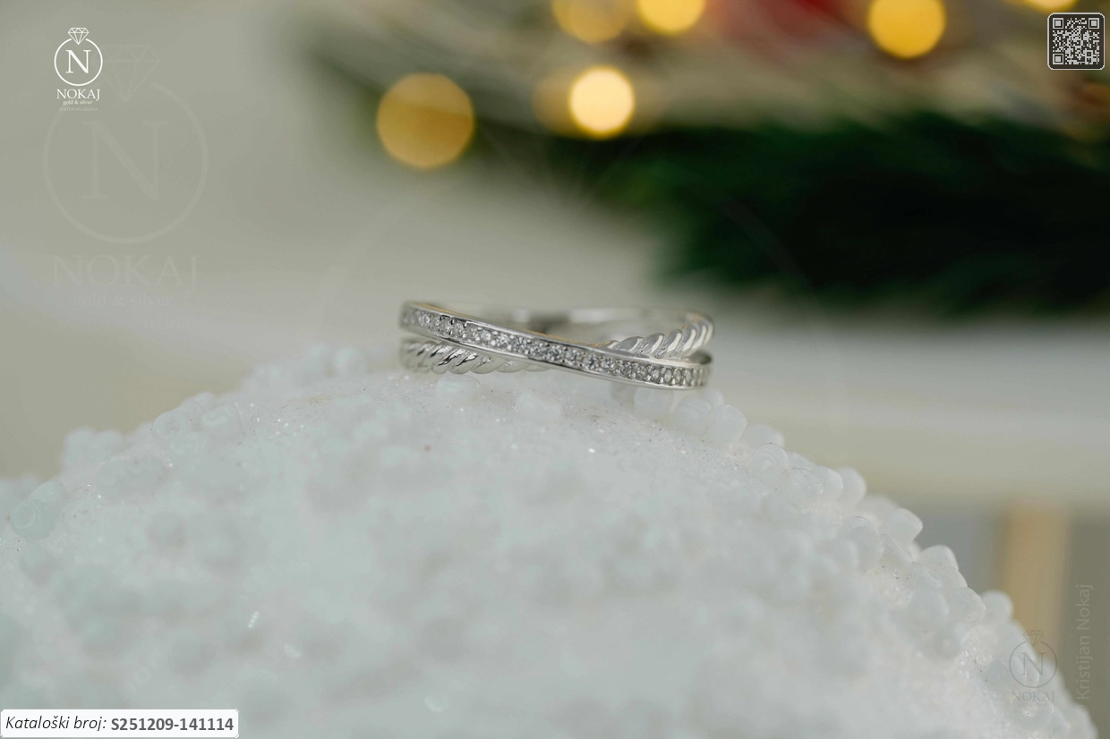 SREBRNI PRSTEN S CIRKONIMA (S251209-141114) - Slika 3
