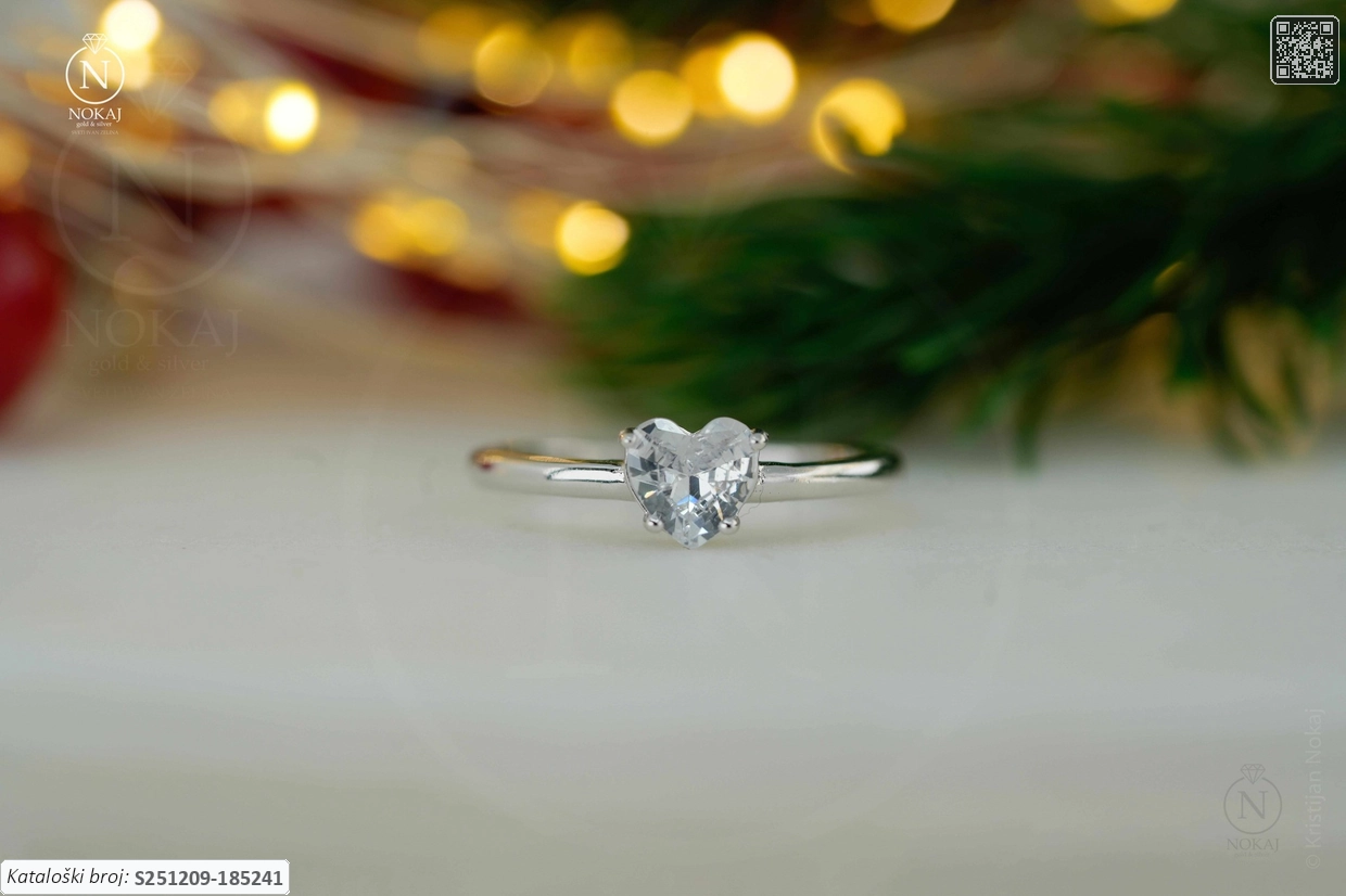 SREBRNI PRSTEN S CIRKONOM (S251209-185241) - Slika 2