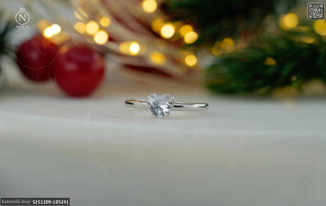 SREBRNI PRSTEN S CIRKONOM (S251209-185241) - Slika 3