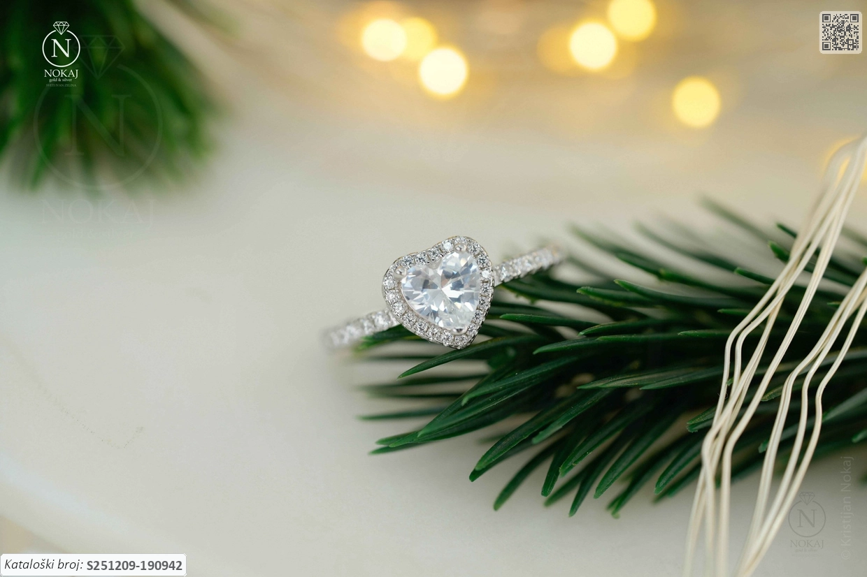 SREBRNI PRSTEN S CIRKONOM (S251209-190942) - Slika 3