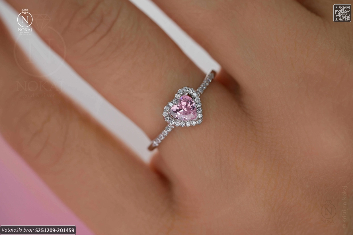 SREBRNI PRSTEN S CIRKONIMA - SRCE (S251209-201459)