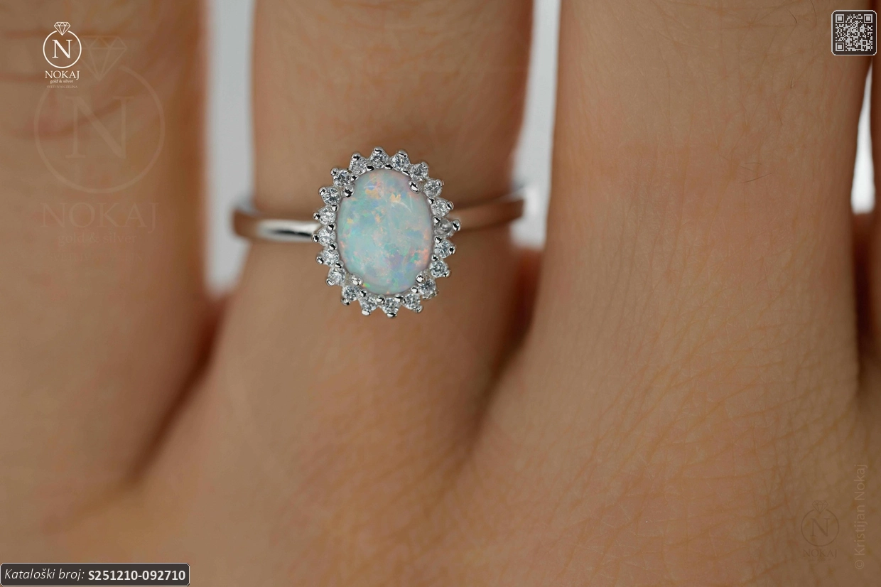 SREBRNI PRSTEN S OPALOM (S251210-092710)