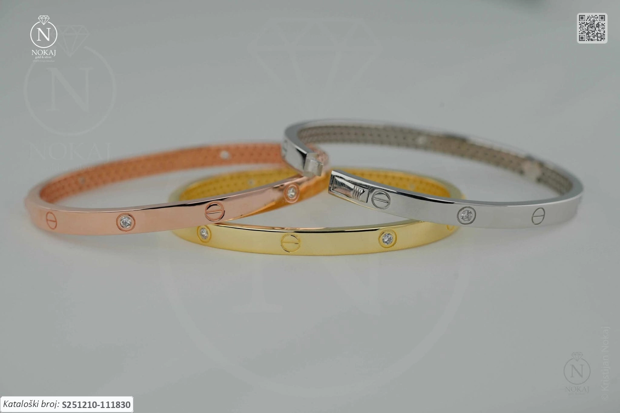 SREBRNA NARUKVICA S CIRKONIMA (S251210-111830) - Slika 3