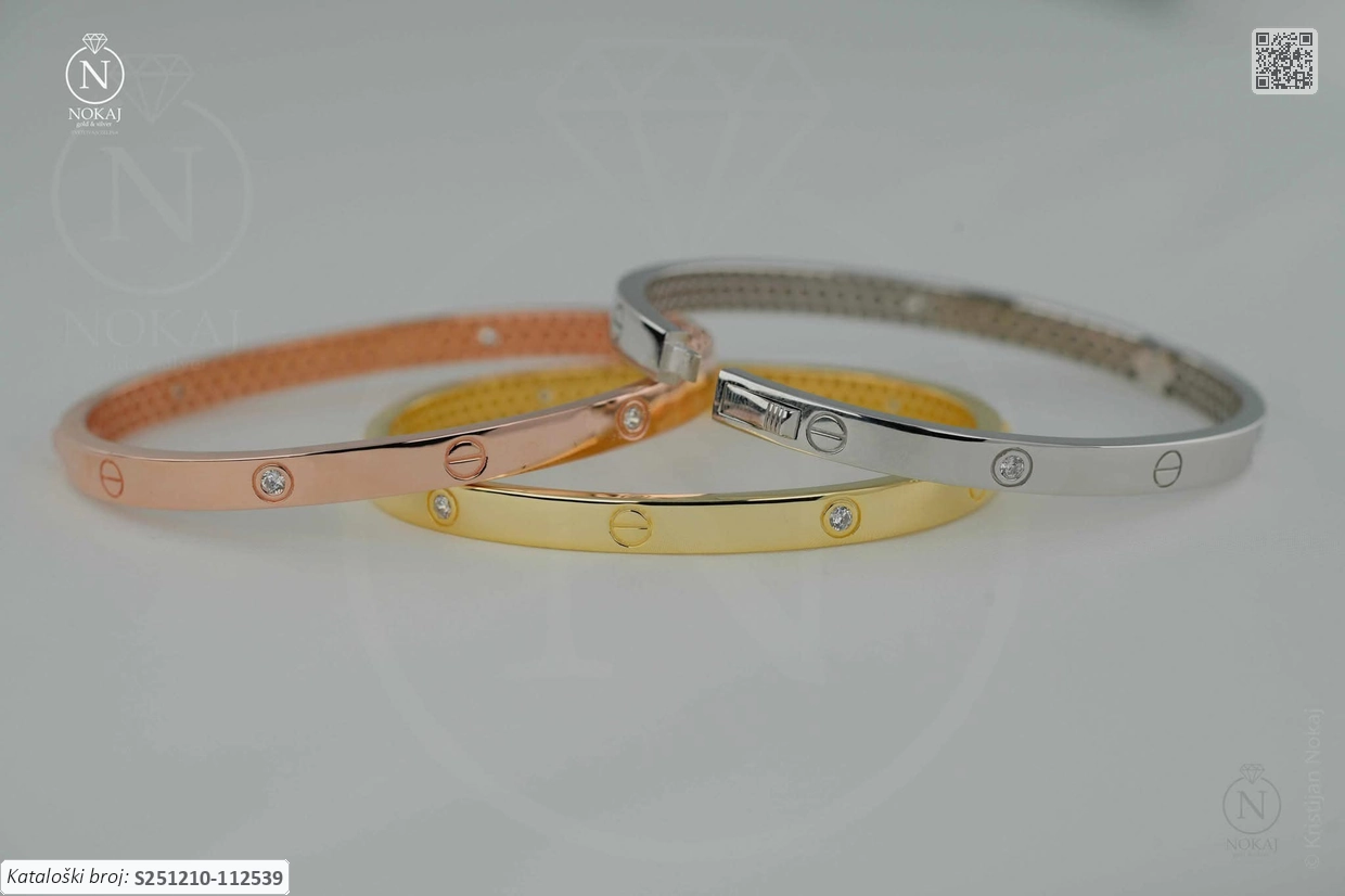 SREBRNA NARUKVICA S CIRKONIMA (S251210-112539) - Slika 2