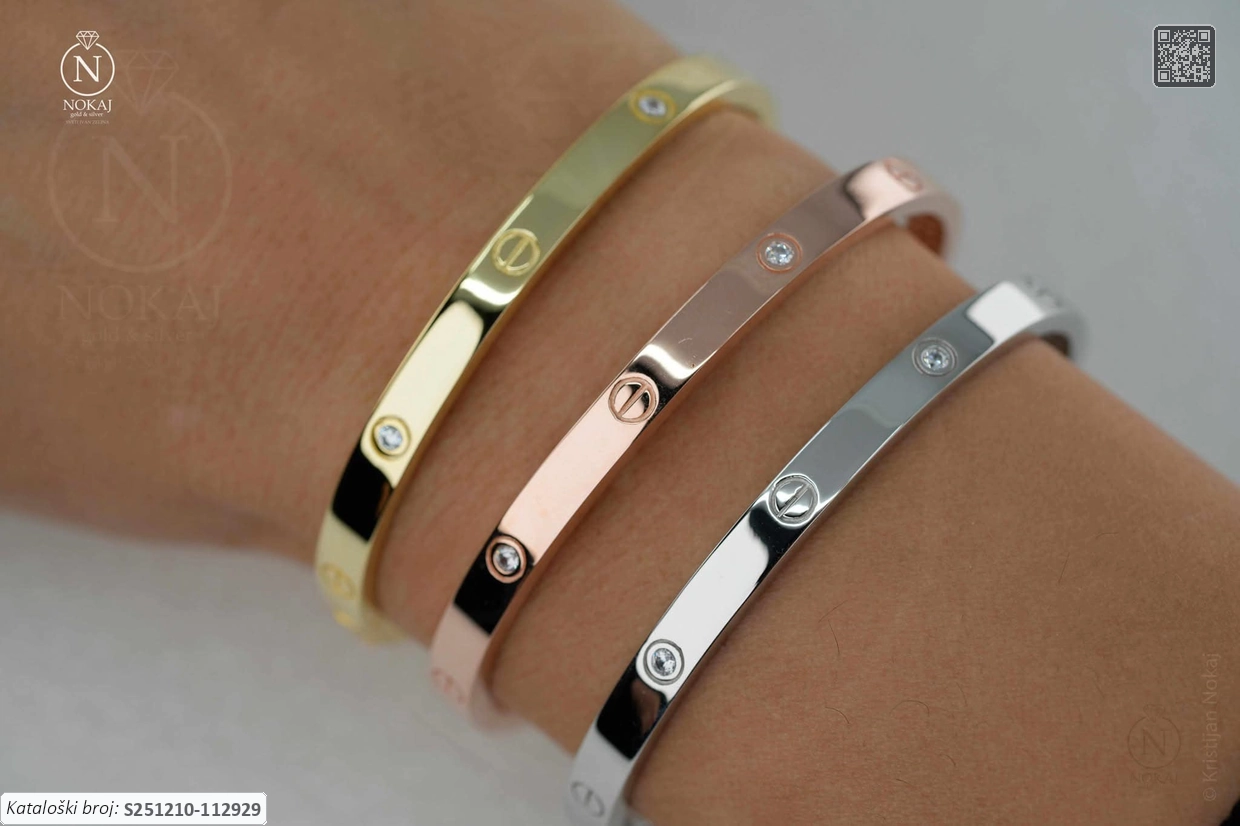 SREBRNA NARUKVICA S CIRKONIMA (S251210-112929) - Slika 4