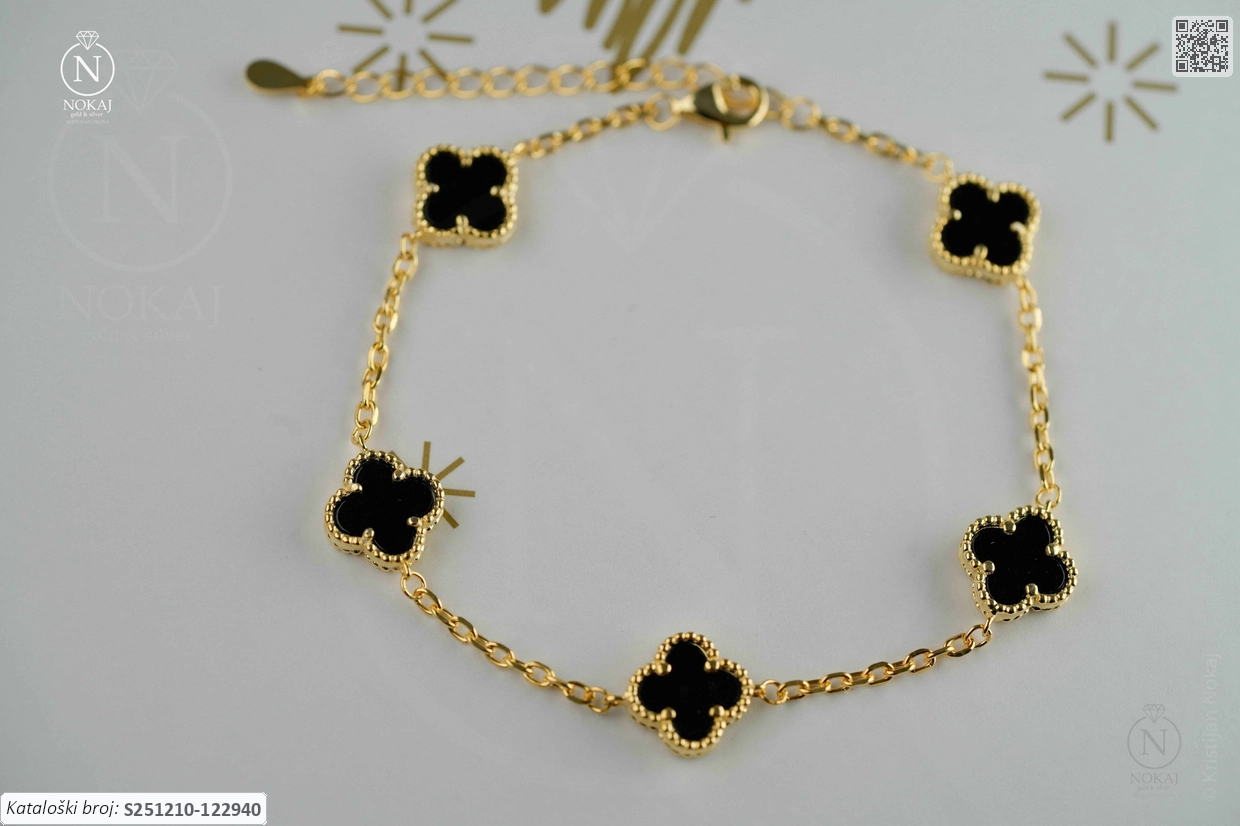 SREBRNA NARUKVICA - DJETELINA (S251210-122940) - Slika 2