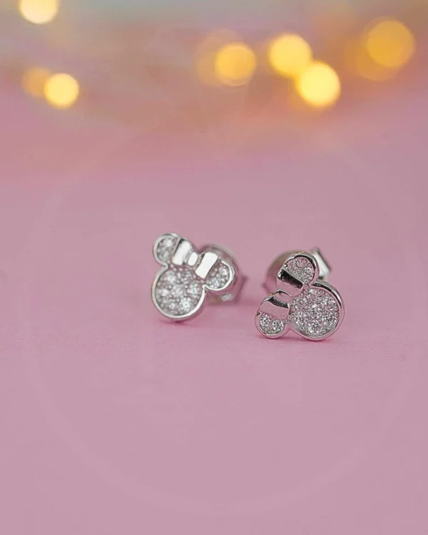 SREBRNE DJEČJE NAUŠNICE - STILIZIRANI MOTIV (S251211-110426)