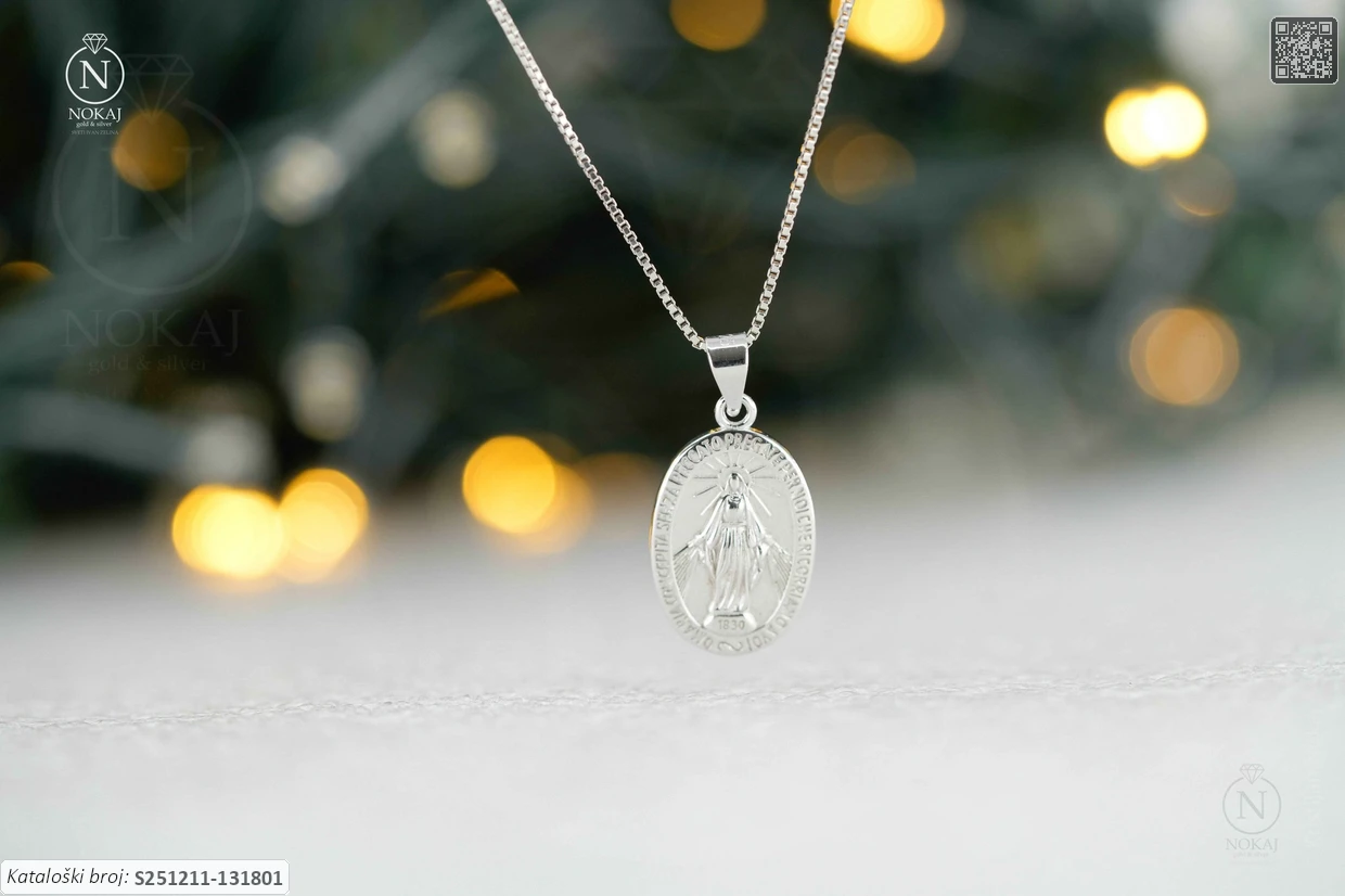 SREBRNI PRIVJESAK - SVETA MAJKA MARIJA (S251211-131801)