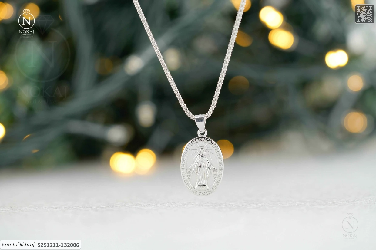 SREBRNI PRIVJESAK - SVETA MAJKA MARIJA (S251211-132006)