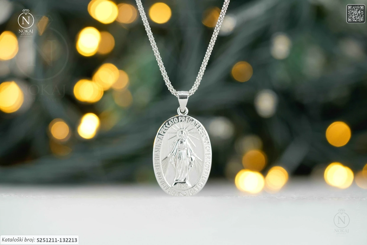 SREBRNI PRIVJESAK - SVETA MAJKA MARIJA (S251211-132213)
