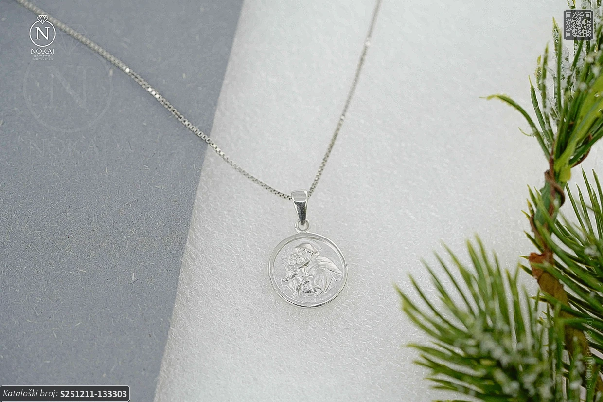 SREBRNI PRIVJESAK - SVETI JOSIP (S251211-133303) - Slika 3