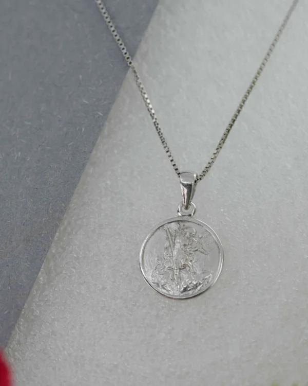 SREBRNI PRIVJESAK - SVETI KRISTOFOR - ZAŠTITNIK PUTNIKA (S251211-133835)