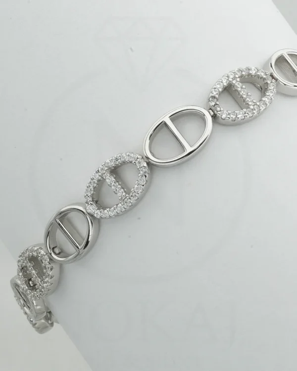 SREBRNA NARUKVICA S CIRKONIMA (S251212-120337)