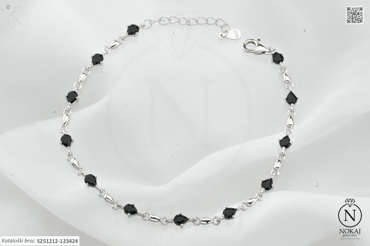 SREBRNA NARUKVICA S CIRKONIMA (S251212-123424)
