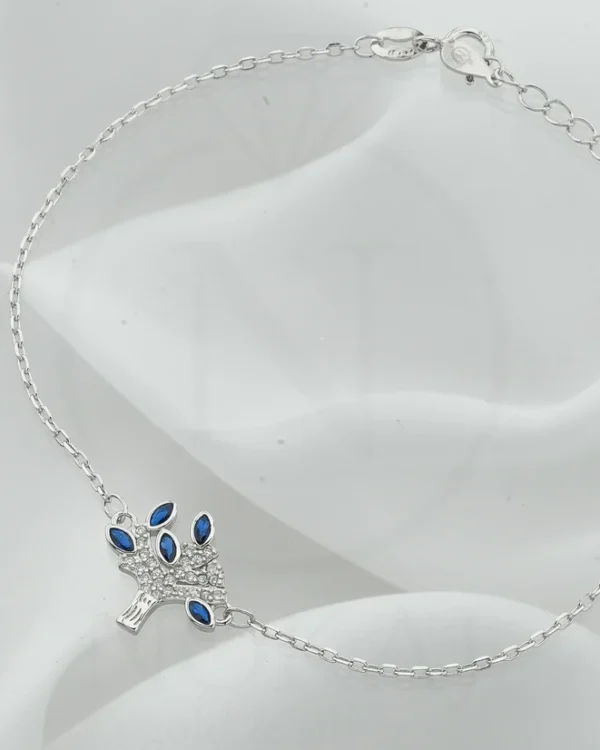 SREBRNA NARUKVICA S CIRKONIMA - STABLO ŽIVOTA (S251212-125526)