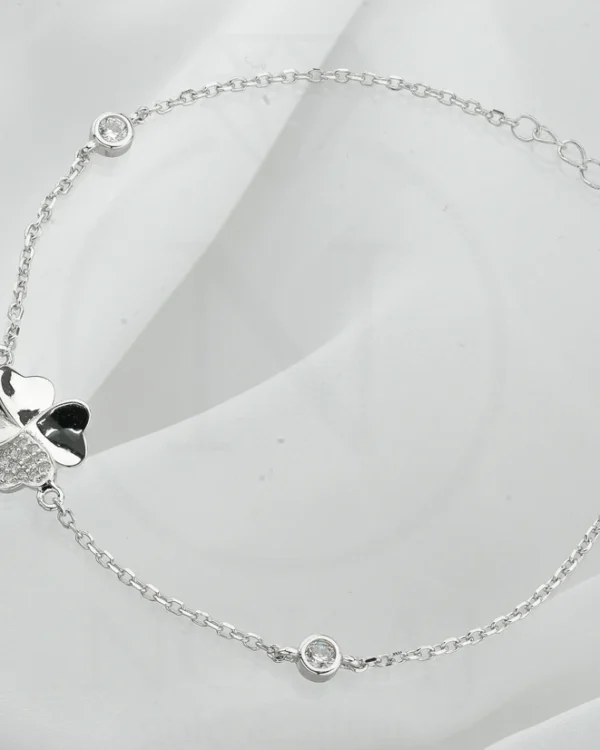 SREBRNA NARUKVICA S CIRKONIMA - DJETELINA (S251212-130307)