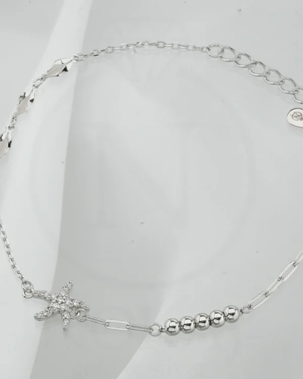 SREBRNA NARUKVICA S CIRKONIMA - MORSKA ZVIJEZDA (S251212-130549)