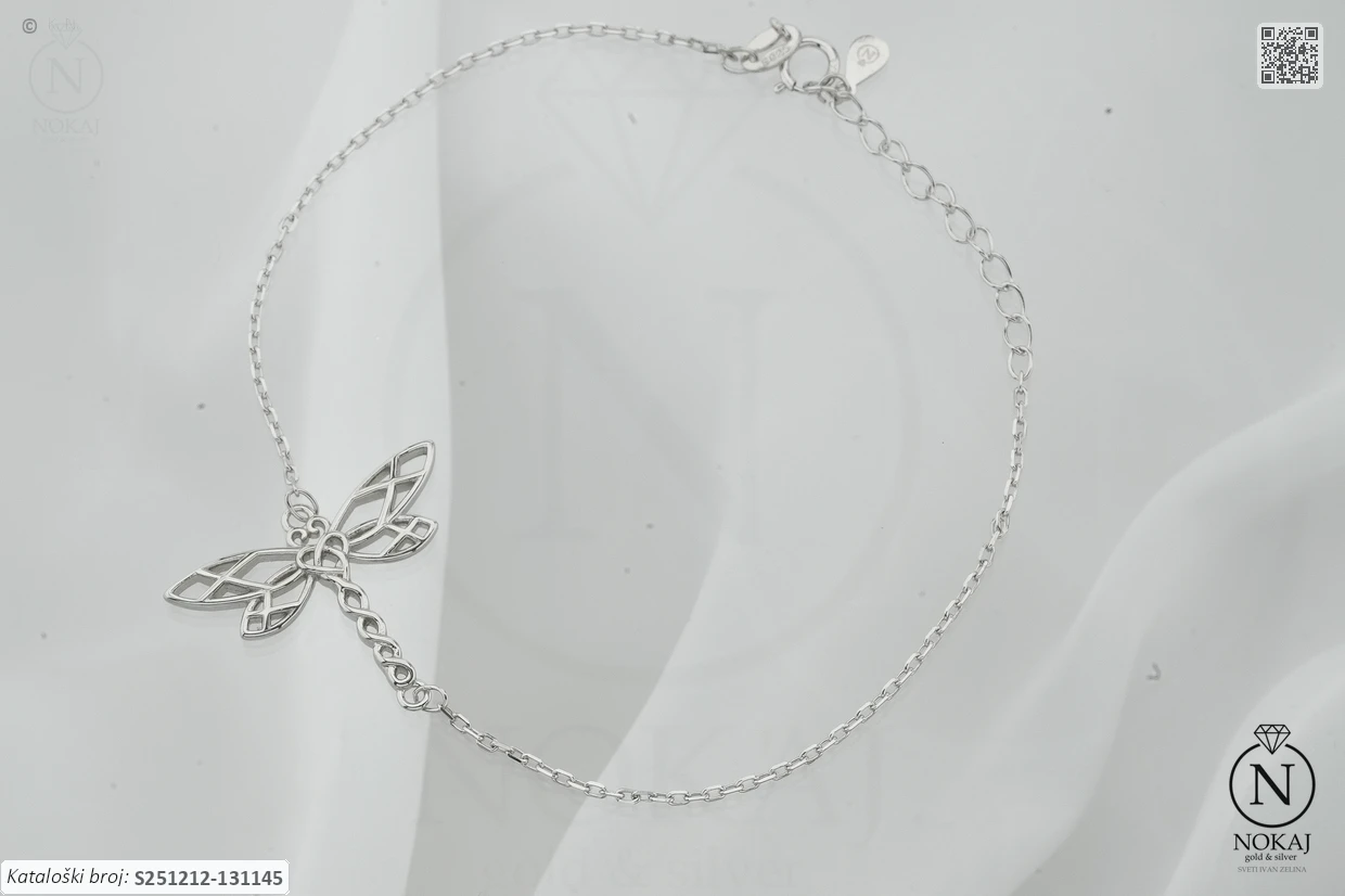 SREBRNA NARUKVICA - LEPTIR (S251212-131145)
