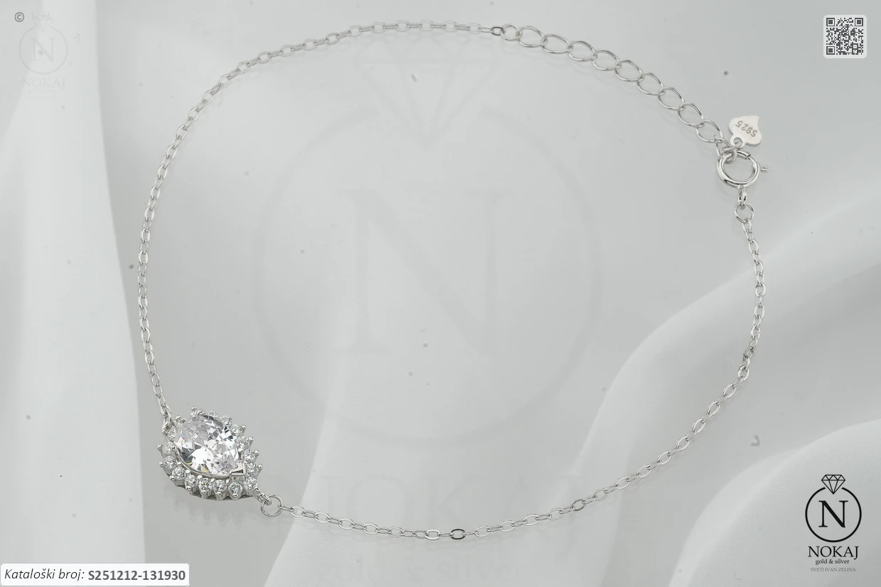 SREBRNA NARUKVICA S CIRKONIMA (S251212-131930)