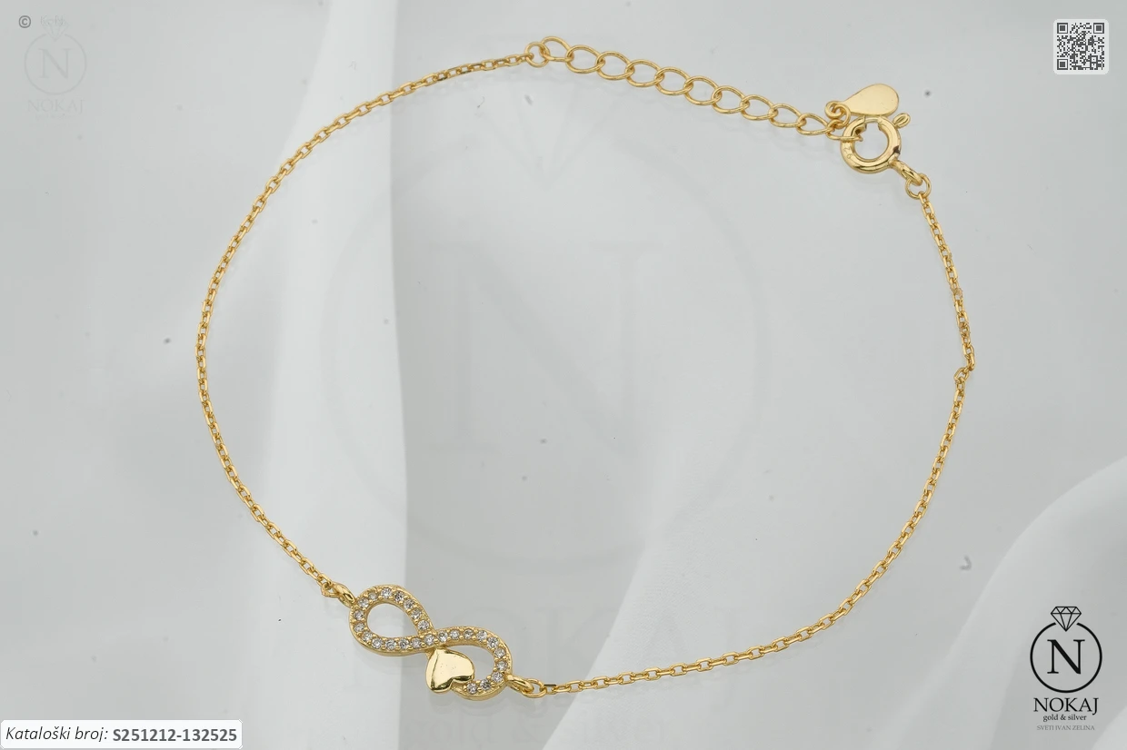 SREBRNI KOMPLET S CIRKONIMA - BESKONAČNOST (S251212-132525) - Slika 2