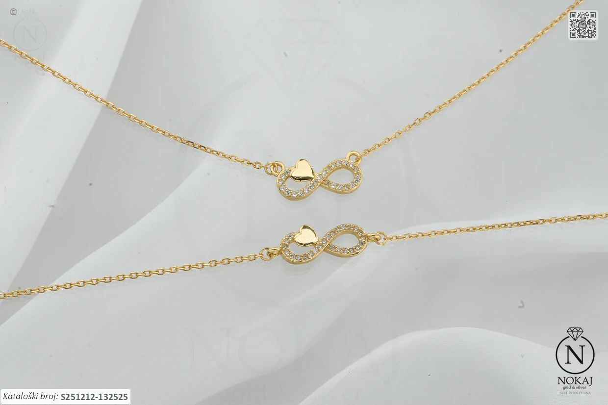 SREBRNI KOMPLET S CIRKONIMA - BESKONAČNOST (S251212-132525) - Slika 3
