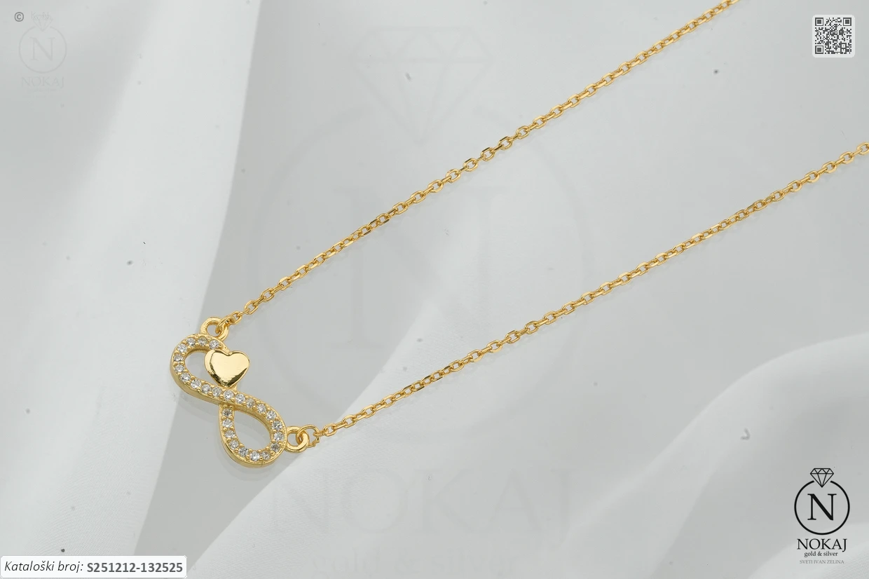 SREBRNI KOMPLET S CIRKONIMA - BESKONAČNOST (S251212-132525) - Slika 4