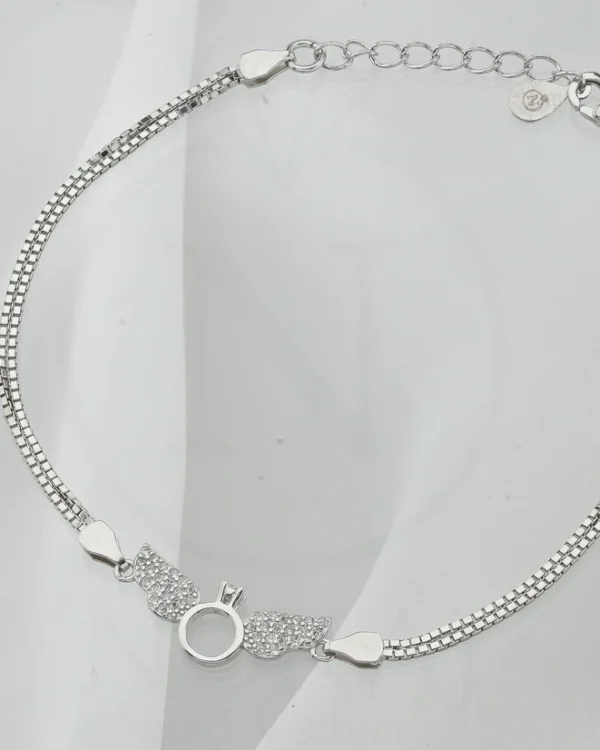 SREBRNA NARUKVICA S CIRKONIMA - ANĐELOVA KRILA (S251212-132855)