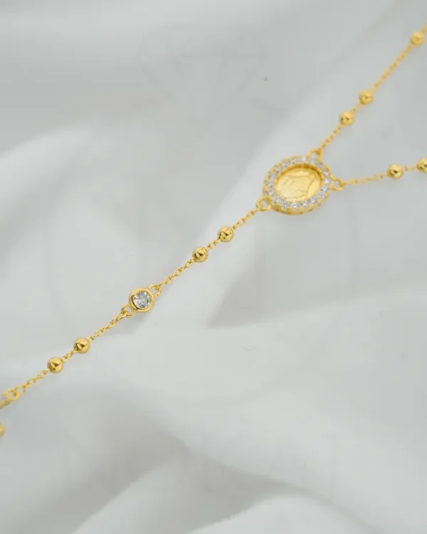 SREBRNA OGRLICA S CIRKONIMA - KRIŽ (S251213-095310)