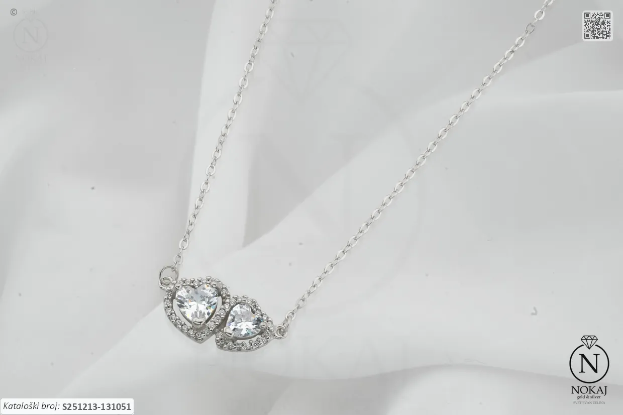 SREBRNA OGRLICA S CIRKONIMA - SRCE (S251213-131051)