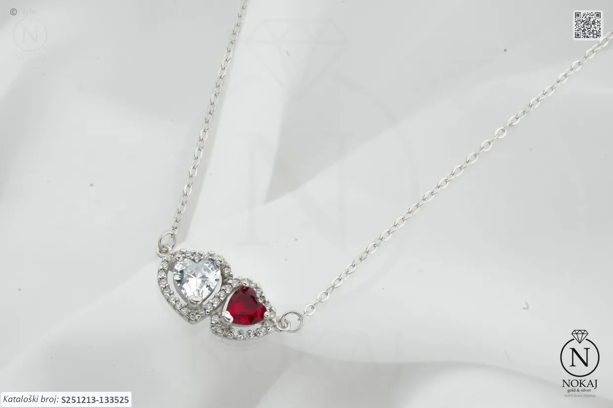 SREBRNA OGRLICA S CIRKONIMA - SRCE (S251213-133525)