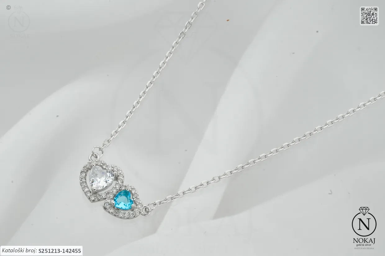 SREBRNA OGRLICA S CIRKONIMA - SRCE (S251213-142455)