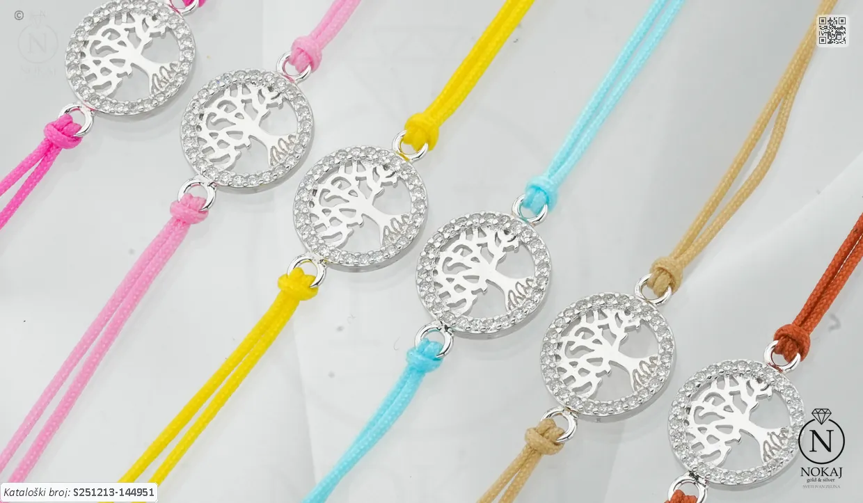 SREBRNA NARUKVICA - STABLO ŽIVOTA (S251213-144951) - Slika 2