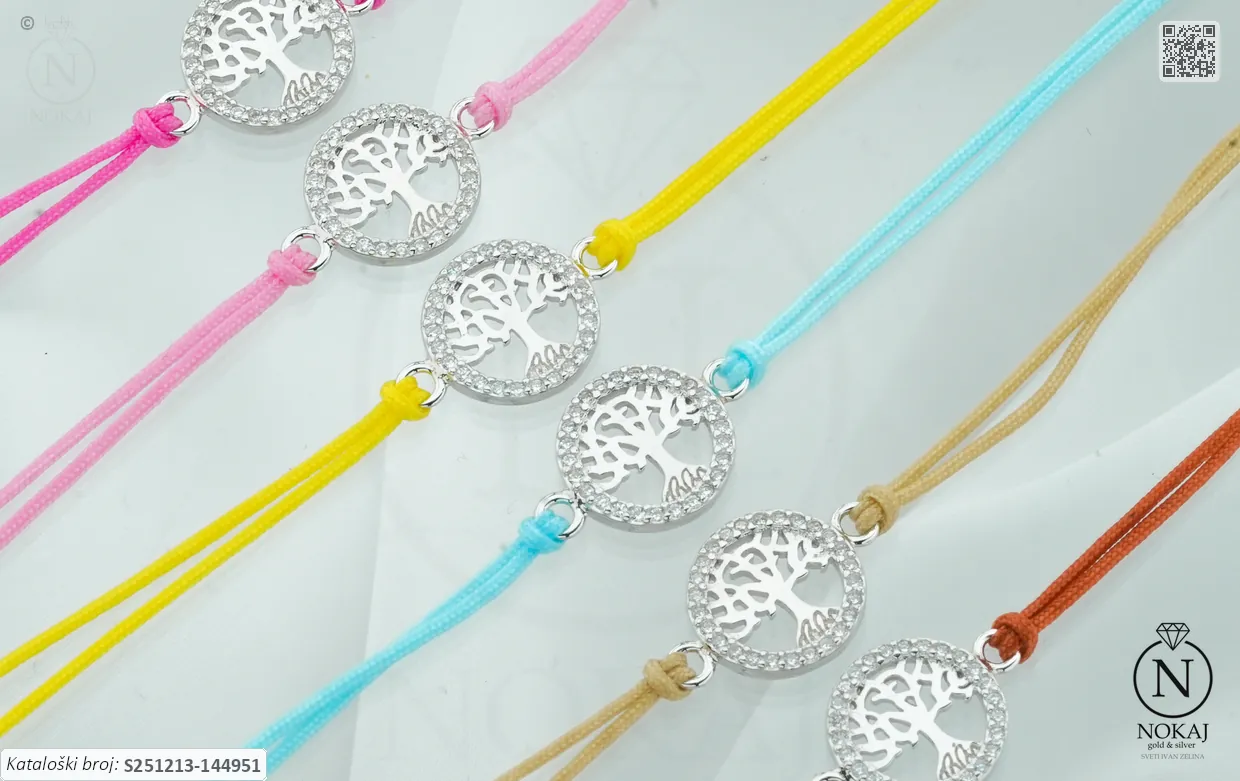 SREBRNA NARUKVICA - STABLO ŽIVOTA (S251213-144951) - Slika 3