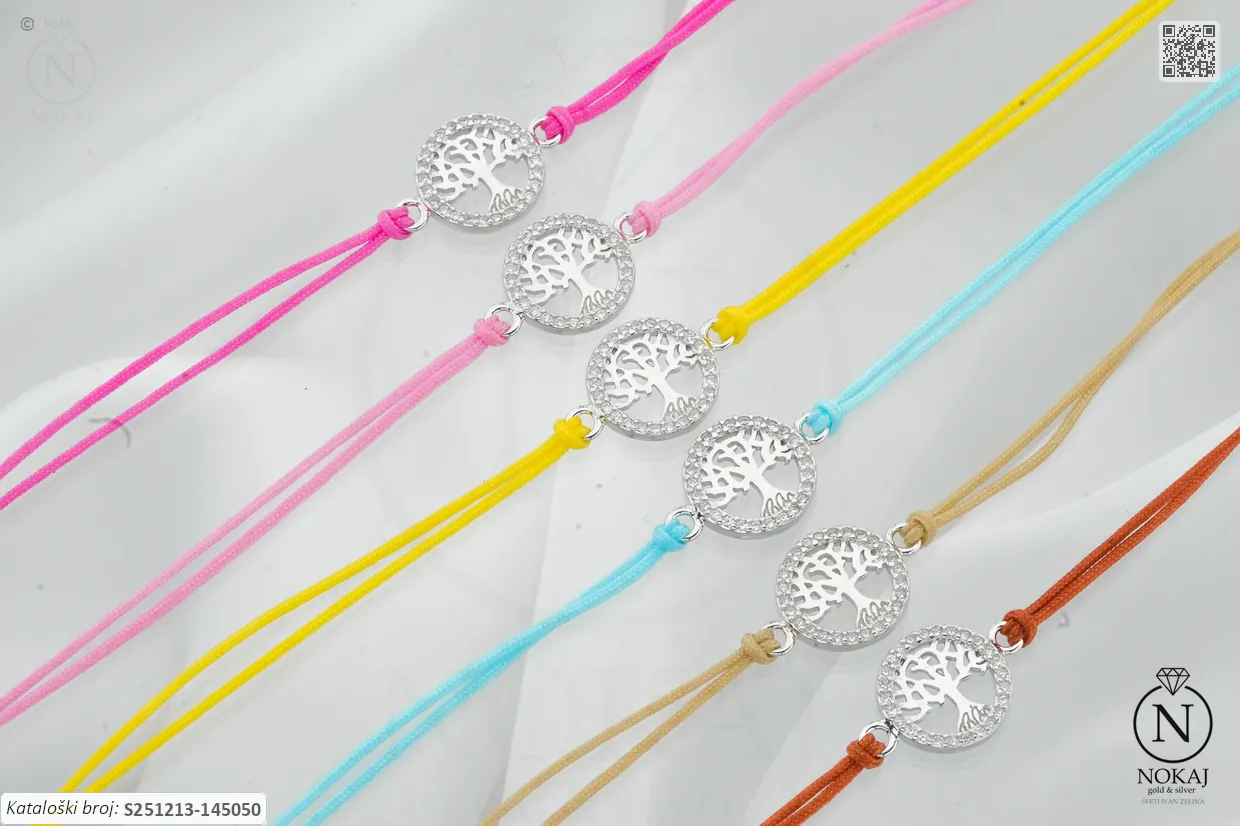 SREBRNA NARUKVICA - STABLO ŽIVOTA (S251213-145050) - Slika 2
