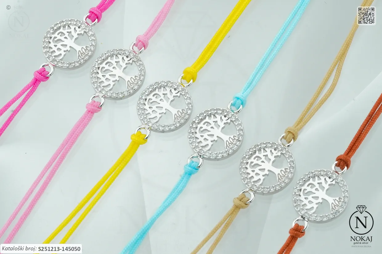 SREBRNA NARUKVICA - STABLO ŽIVOTA (S251213-145050) - Slika 3