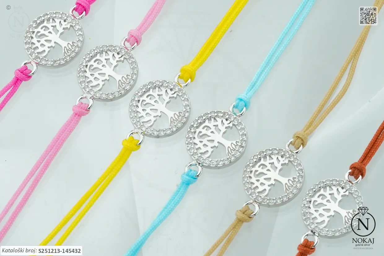 SREBRNA NARUKVICA - STABLO ŽIVOTA (S251213-145432) - Slika 2