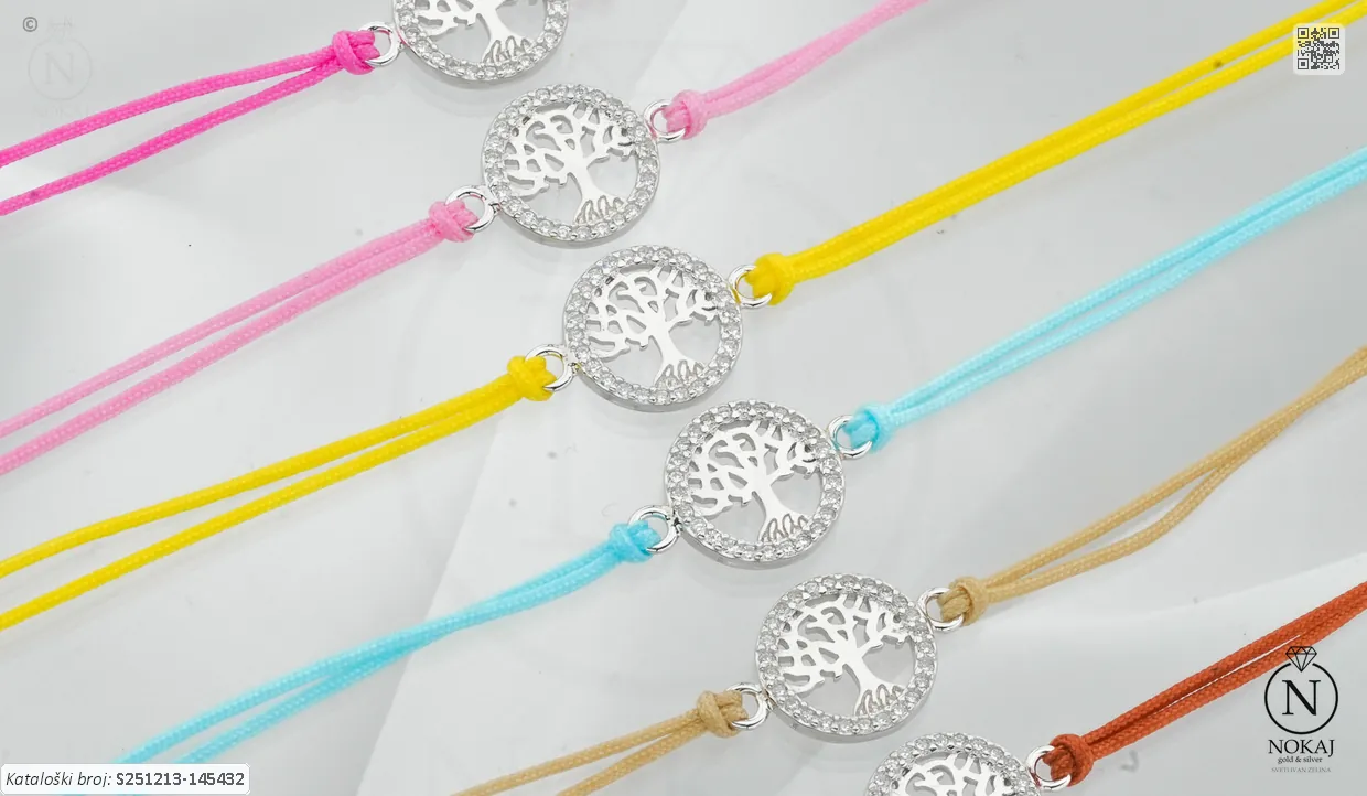 SREBRNA NARUKVICA - STABLO ŽIVOTA (S251213-145432) - Slika 3