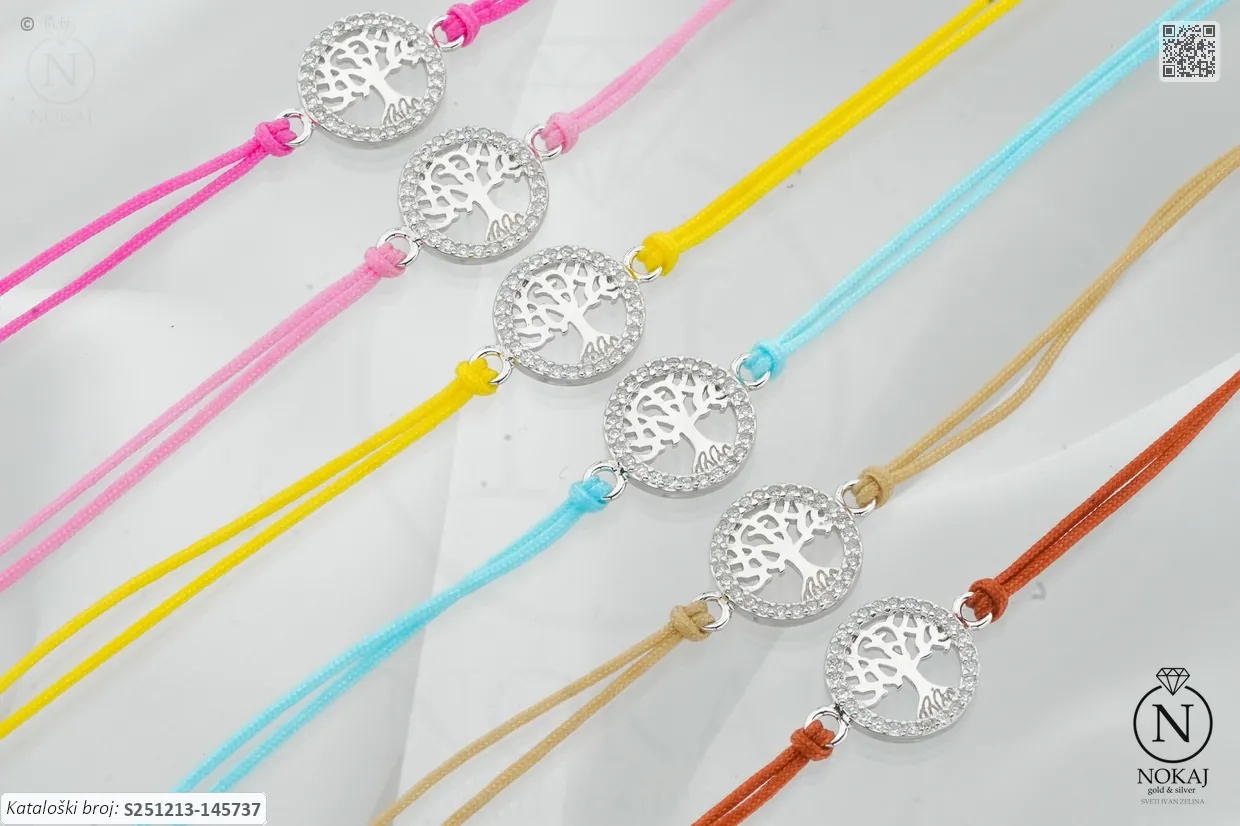SREBRNA NARUKVICA - STABLO ŽIVOTA (S251213-145737) - Slika 2
