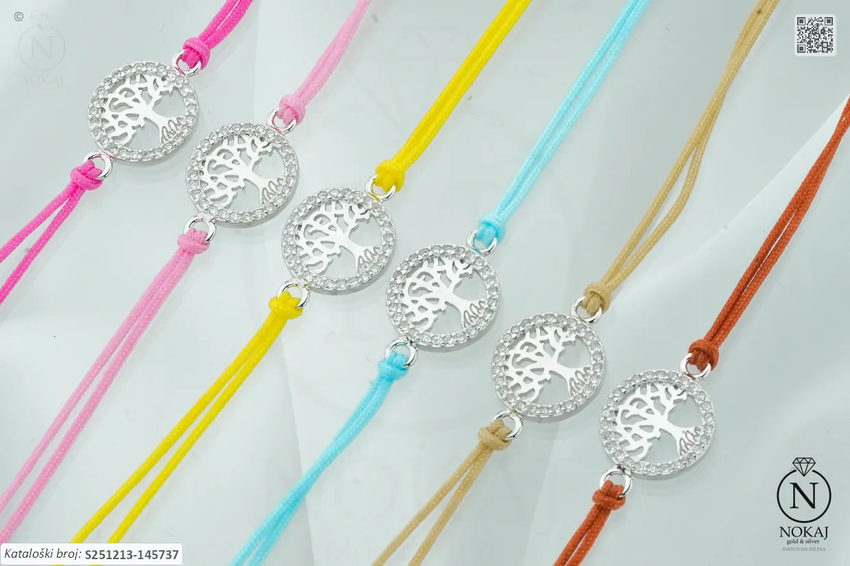 SREBRNA NARUKVICA - STABLO ŽIVOTA (S251213-145737) - Slika 3