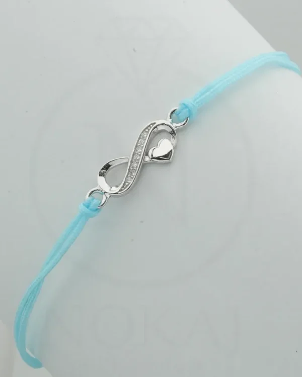 SREBRNA NARUKVICA S CIRKONIMA - SRCE (S251213-150508)