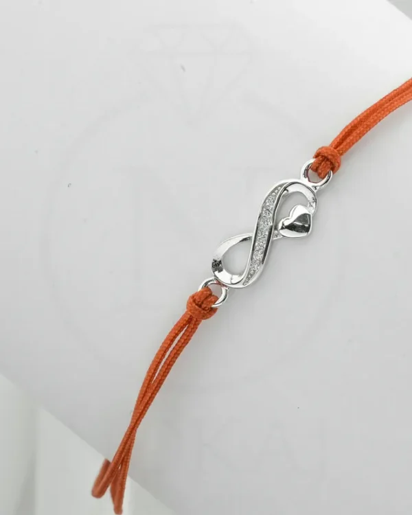 SREBRNA NARUKVICA S CIRKONIMA - SRCE (S251213-150832)