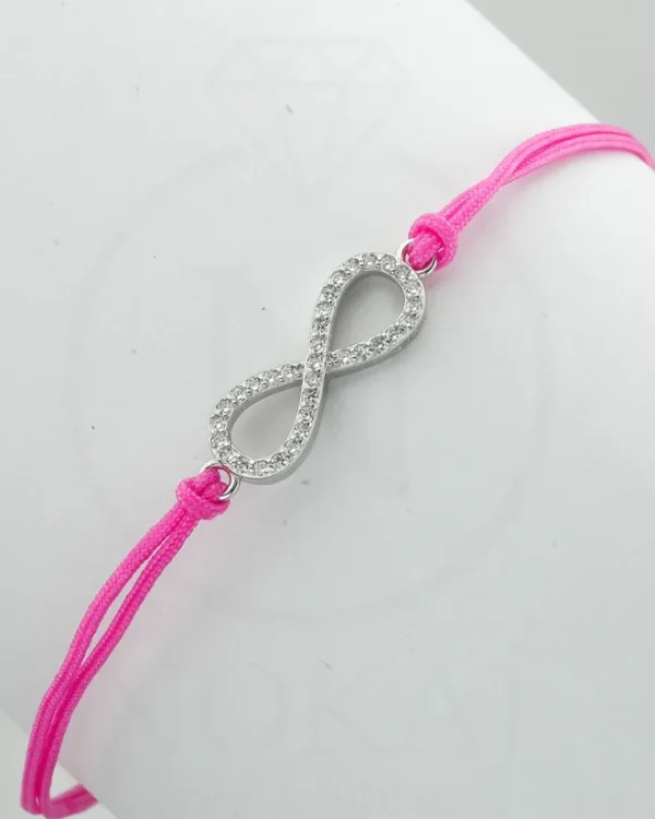 SREBRNA NARUKVICA S CIRKONIMA - BESKONAČNOST (S251216-154401)