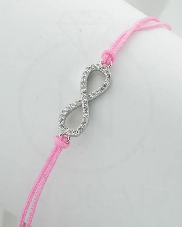 SREBRNA NARUKVICA S CIRKONIMA - BESKONAČNOST (S251216-154439)