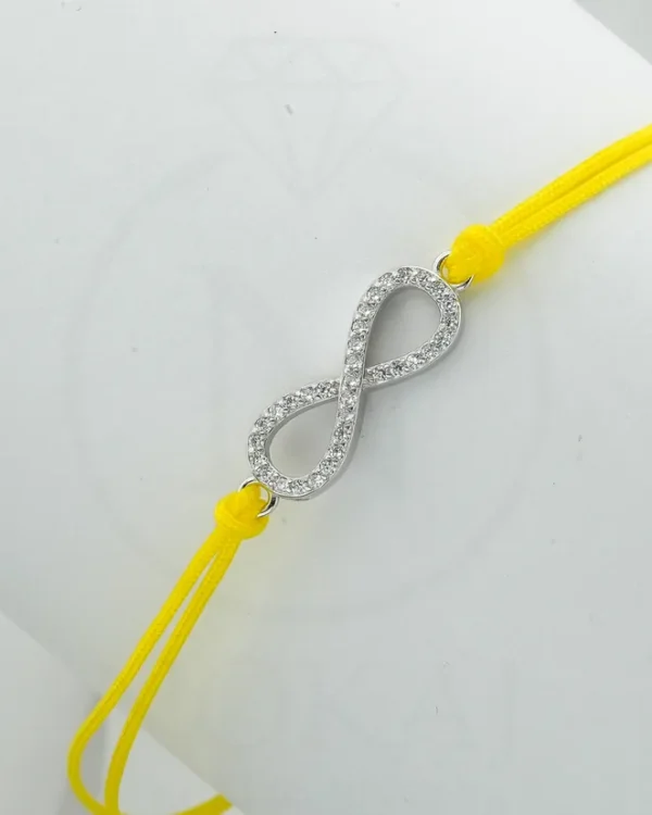 SREBRNA NARUKVICA S CIRKONIMA - BESKONAČNOST (S251216-154554)