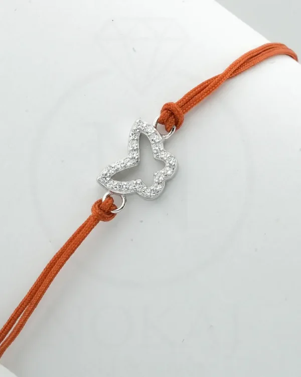 SREBRNA NARUKVICA S CIRKONIMA - LEPTIR (S251216-154710)