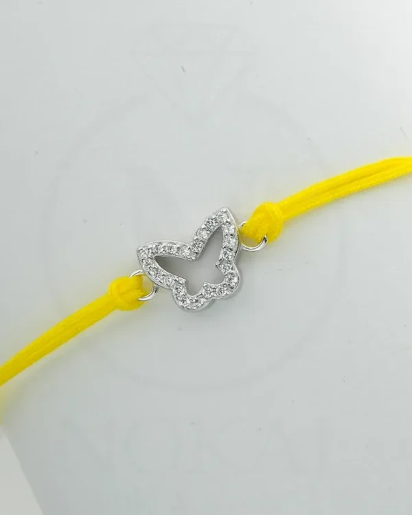 SREBRNA NARUKVICA S CIRKONIMA - LEPTIR (S251216-154944)